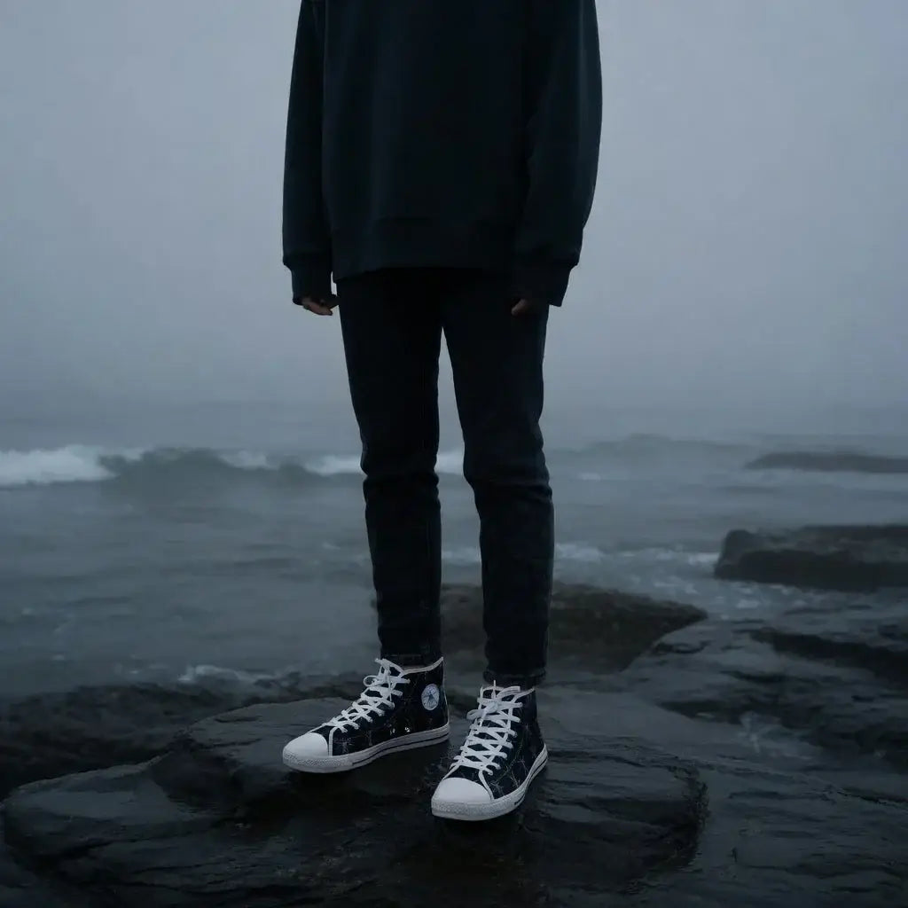 veil-of-whispers-high-top-sneakers-mens-black-patterned-canvas-shoes-1158133 - Noctum Muse